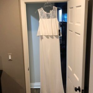 Lulus white lace jumpsuit